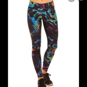 Terez BUNDLE! Oil Spill & Paint Splatter Leggings